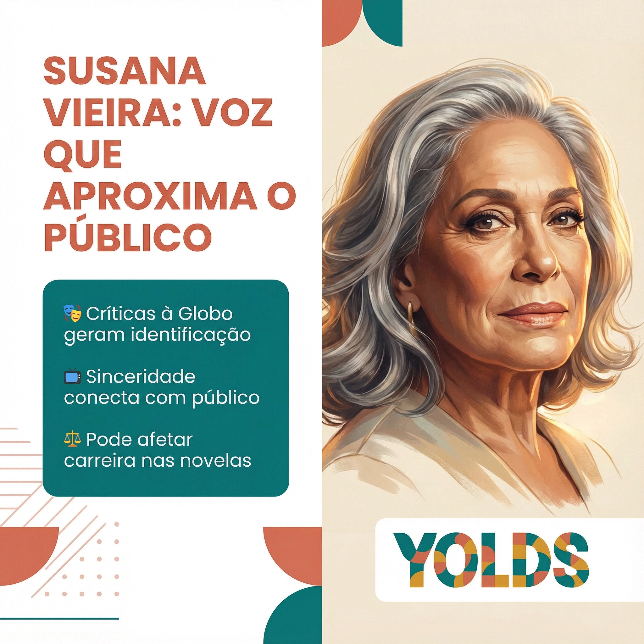 🎭 Susana Vieira: A Voz que Aproxima o Público