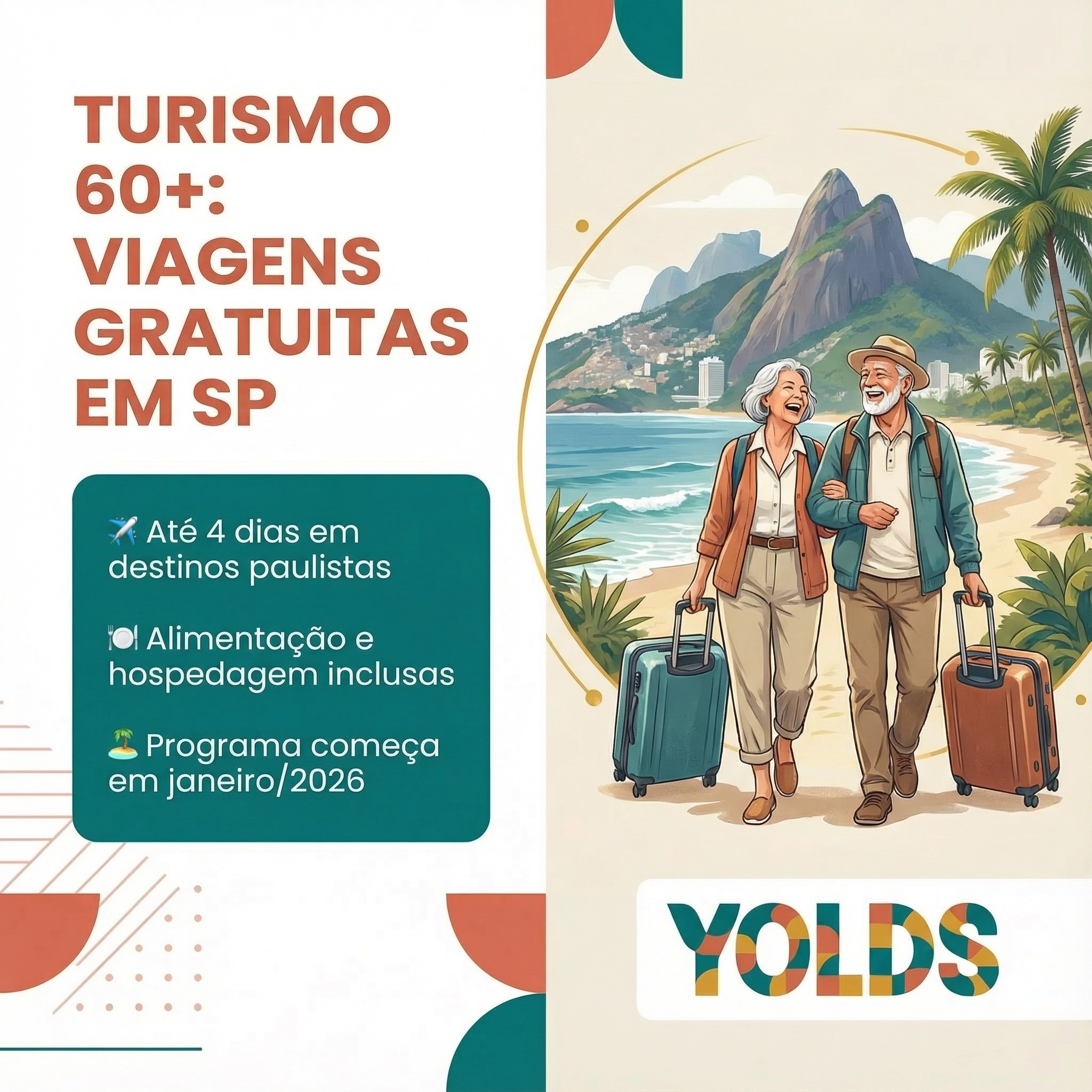 ✈️ Turismo 60+: Viagens Gratuitas por São Paulo!