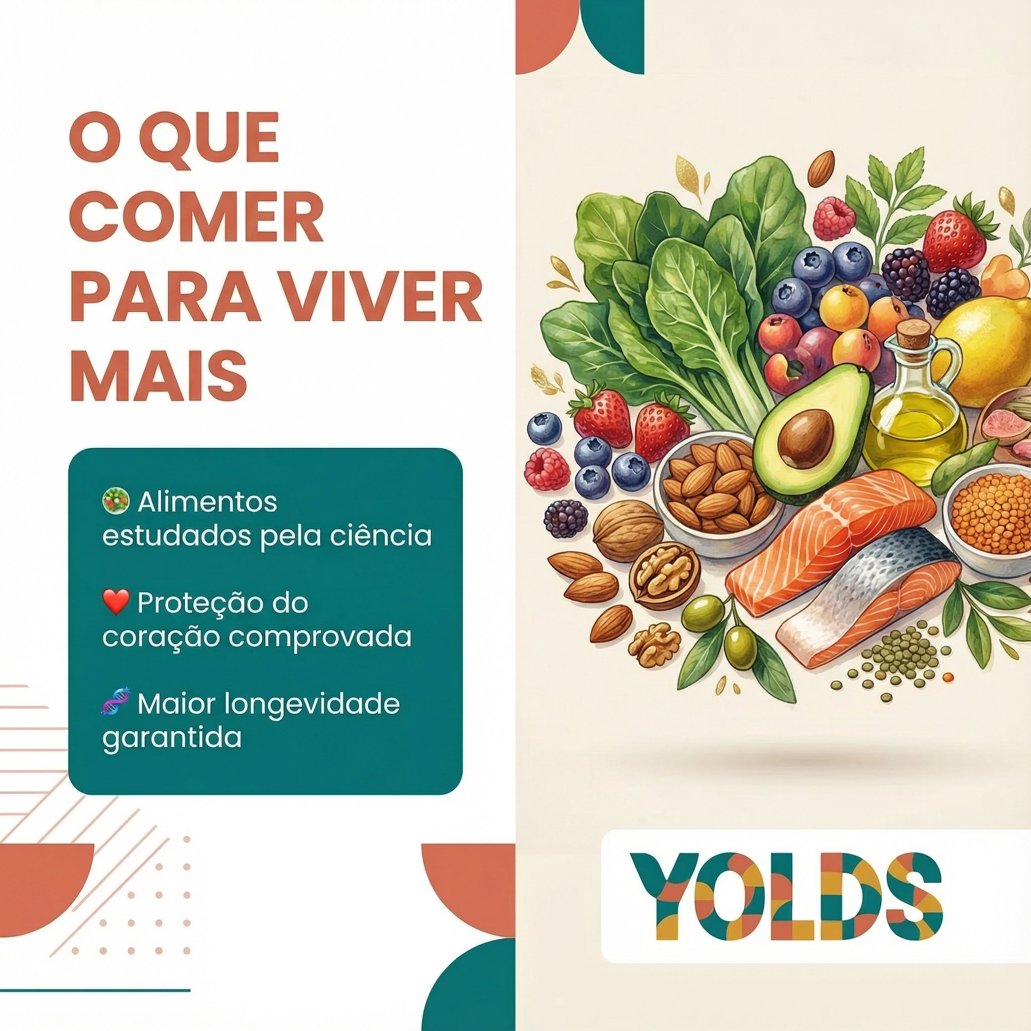🥗 O Que Comer para Viver Mais: A Ciência Responde