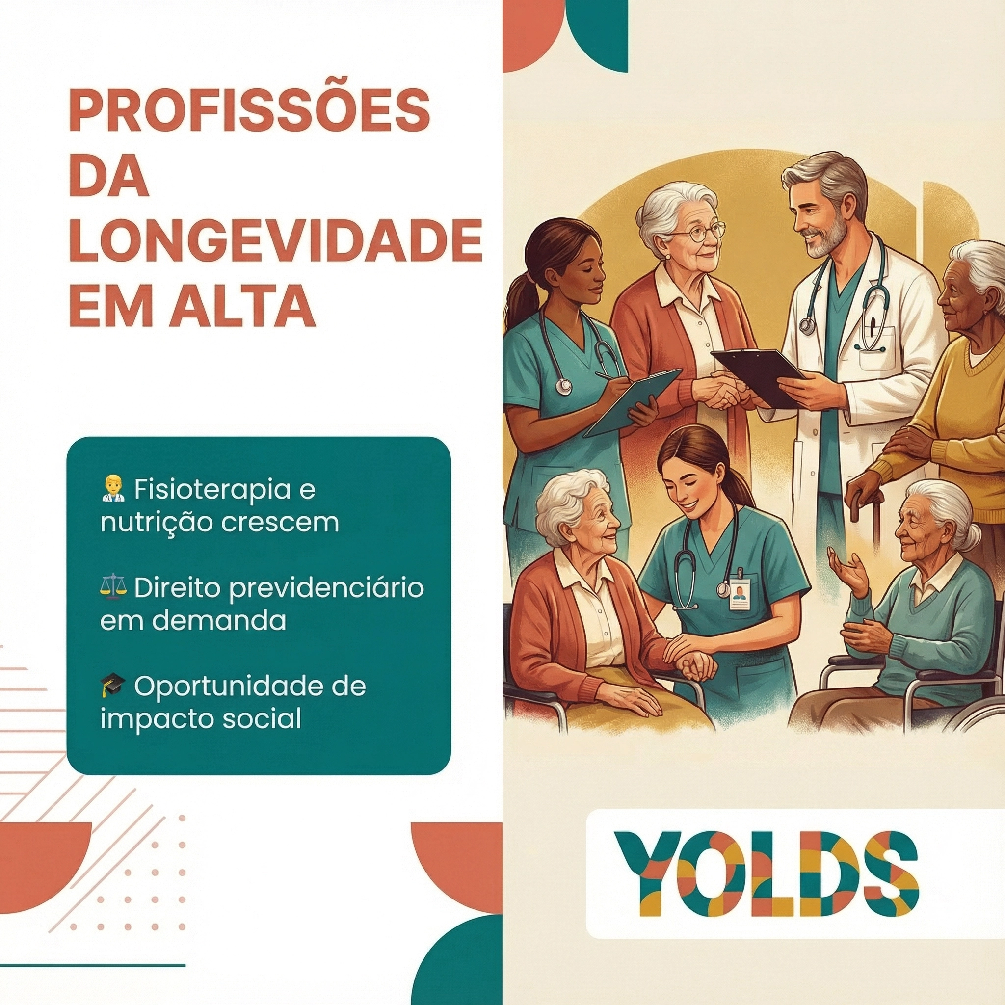 👨‍⚕️ Profissões da Longevidade: Mercado em Expansão