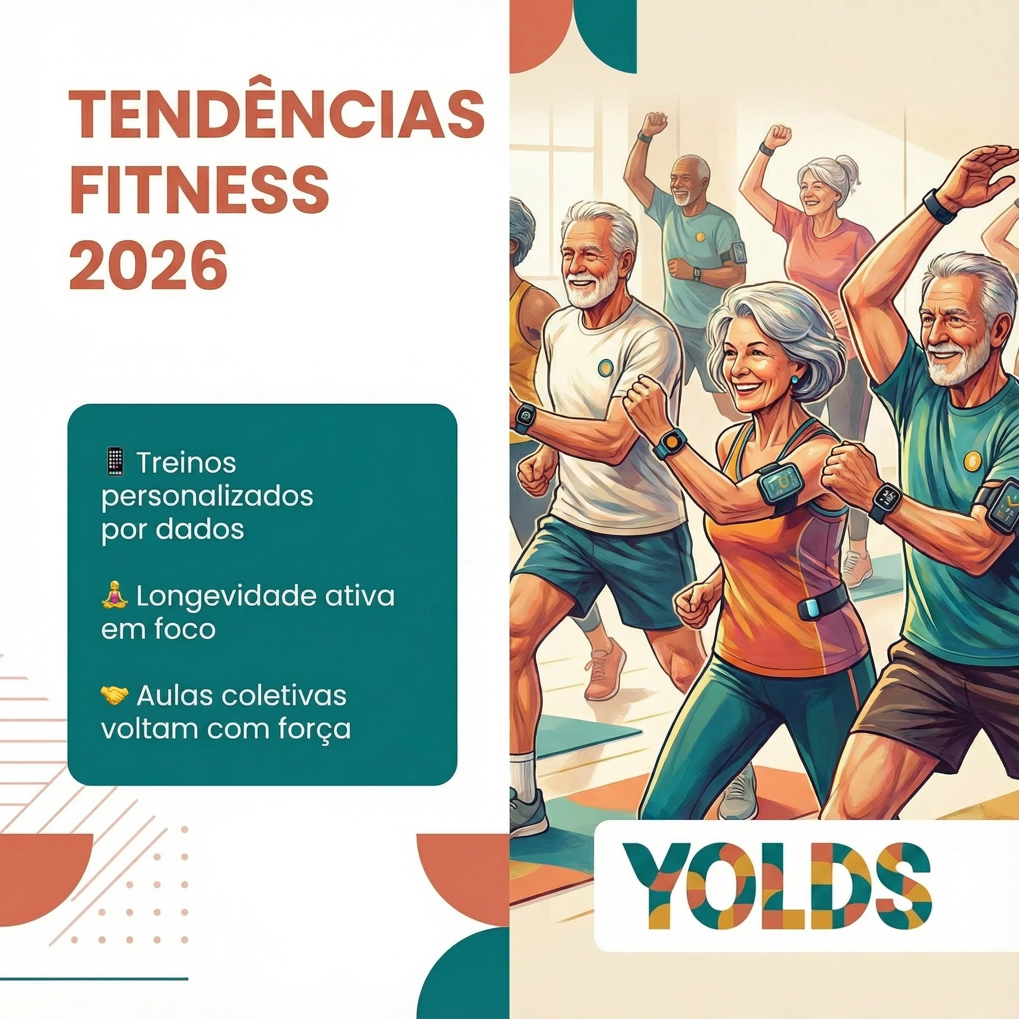 💪 Tendências Fitness 2026: Treinos Inteligentes e Longevidade